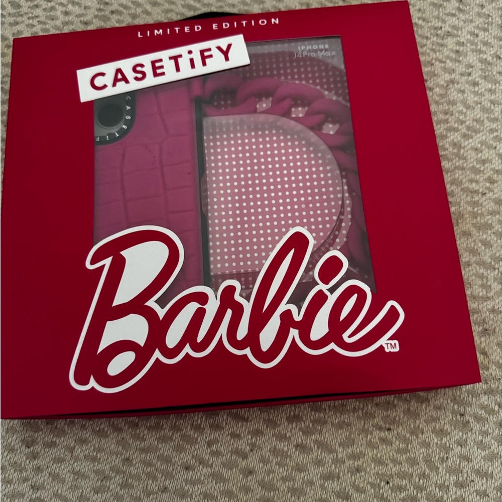 LIMITED EDITION BARBIE Phone Case w/Chain Handle, New In Box~BACK TO SCHOOL SALE